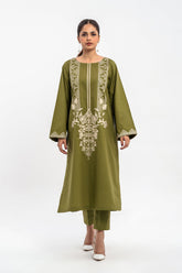 2-PC Embroidered Cotton Shirt with Trouser CNP-3-229